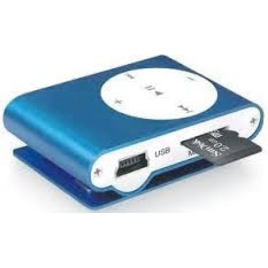 Clip Style Metal Ipod MP3 Player +Usb data cable  with Gift Box 