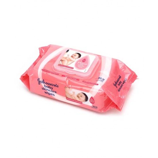 Johnson's baby Skincare Wipes - 80 Pieces Johnson's baby Skincare Wipes - 80 Pieces