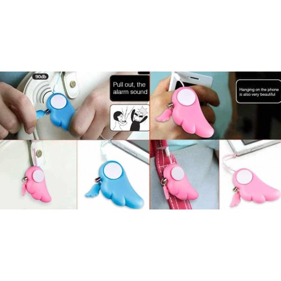 Self Defence Keychain Alarm 90dB Loud Emergency Alarm Self Defence Keychain Alarm 90dB Loud Emergency Alarm