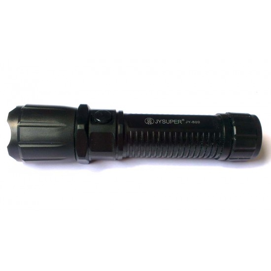 JYsuper JY-809 Rechargeable LED Mini Flashlight Tourch with Charger