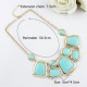 New Fashion Blue Imitation Gemstone Chocker Necklace Stud Earring Charm Bracelet Set New Fashion Blue Imitation Gemstone Chocker Necklace Stud Earring Charm Bracelet Set