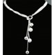 New Fashion High Quality Silver Color Ball Necklace 