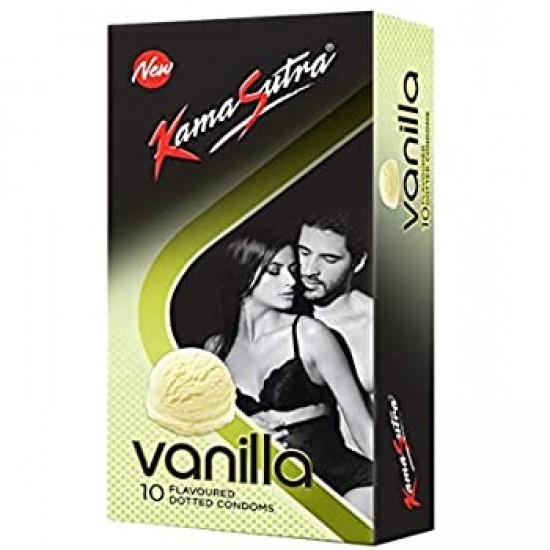 KamaSutra Vanila Flavoured Dotted Condoms 10s