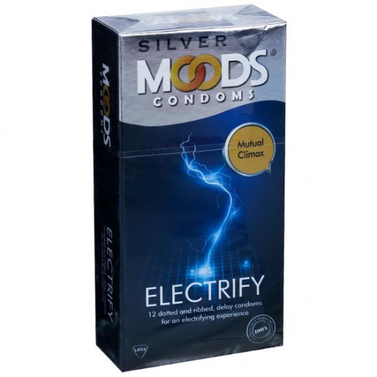 Moods Silver Electrify Mutual Climax condom 12s