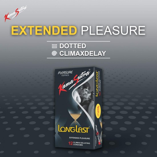 KamaSutra Longlast Climax Delayed Condoms 12s