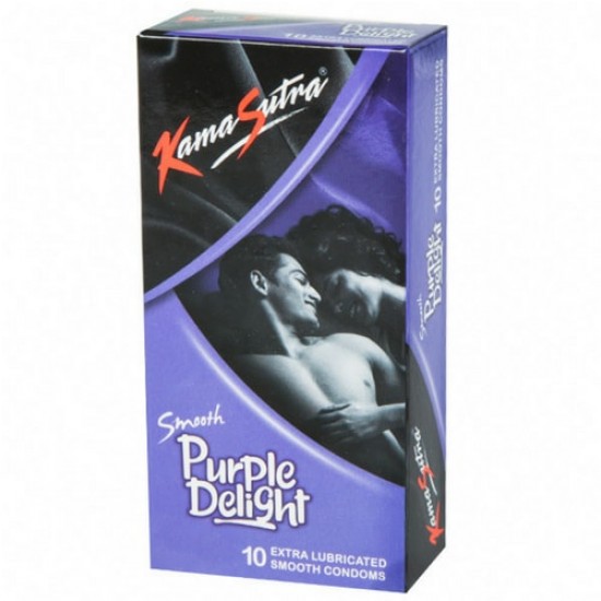 Kamasutra Smooth Purple Delight Condom 10s