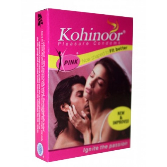 Kohinoor PINK Pleasure Condoms (10 Pcs pack)