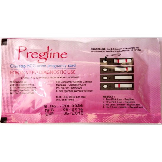Pregline pregnancy test kit - 5 pcs
