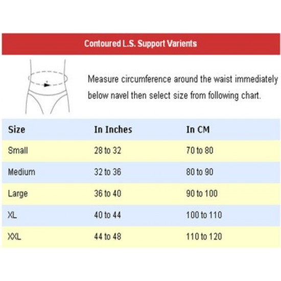 Tynor Orthopedic Contoured L S Support / Lumbo Sacral Belt Tynor Orthopedic Contoured L S Support / Lumbo Sacral Belt
