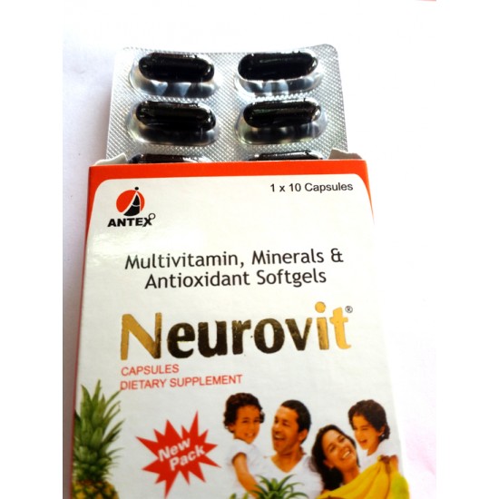 Neurovit Multivitamin, Minerals and Antioxident Softgel Capsules