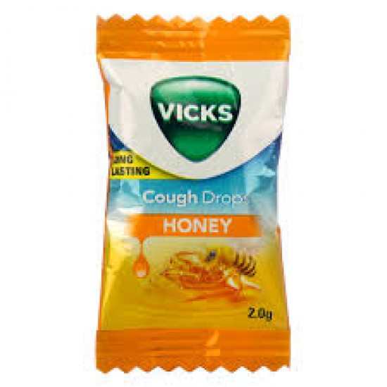 VICKS COUGH DROPS - 175 Count (Menthol/Ginger/Honey)