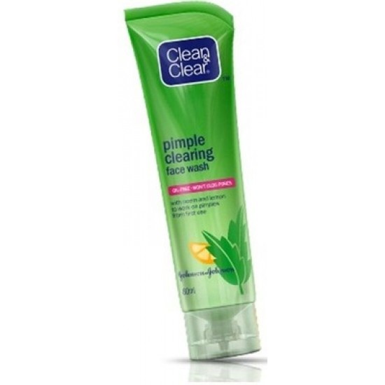 Clean & Clear Pimple Clearing with Neem and Lemon Face Wash - 80g Clean & Clear Pimple Clearing with Neem and Lemon Face Wash - 80g