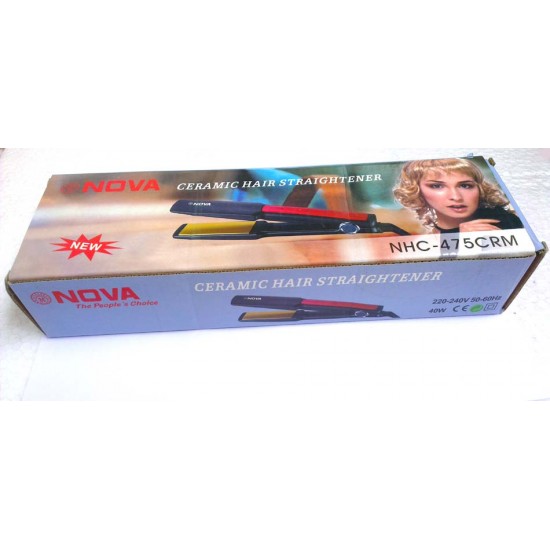 Nova Professional GENUINE Ceramic Hair Straightener NHC-835CRM for Hair Style Nova Professional GENUINE Ceramic Hair Straightener NHC-835CRM for Hair Style