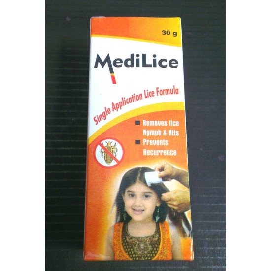 MediLice Hair Oil for Removes Lice, Nymph & Nits - 30 gm.