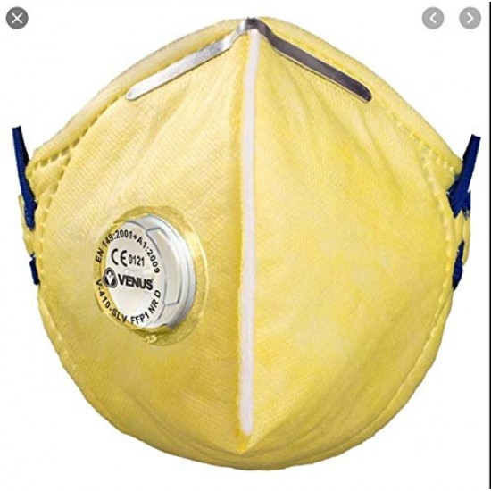 Venus V-410-V FFP1 S Respirator Face Mask for Corona Virus Bacteria Meets N95 Venus V-410-V FFP1 S Respirator Face Mask for Corona Virus Bacteria Meets N95