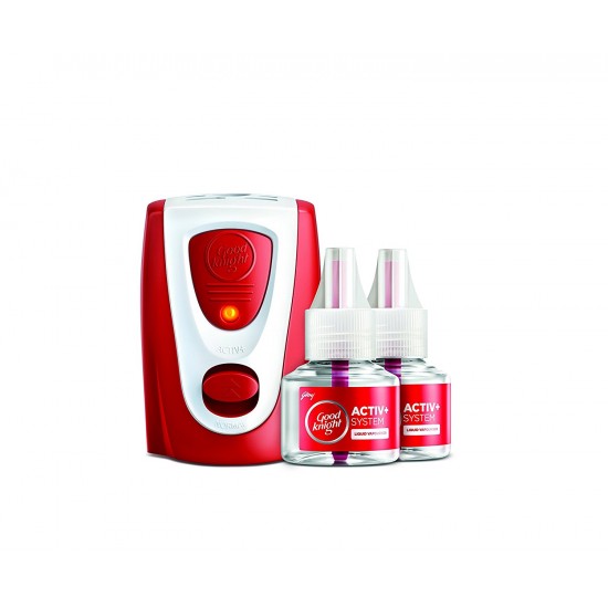 Good Knight 2 Liquid Refill + 1 Free Activ Machine Good Knight 2 Liquid Refill + 1 Free Activ Machine