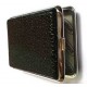 Cigarette Case Metal Leather Holder