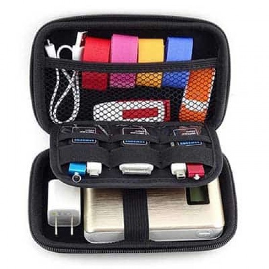 USB Cable Earphone Carrying Hard Case USB Cable Earphone Carrying Hard Case