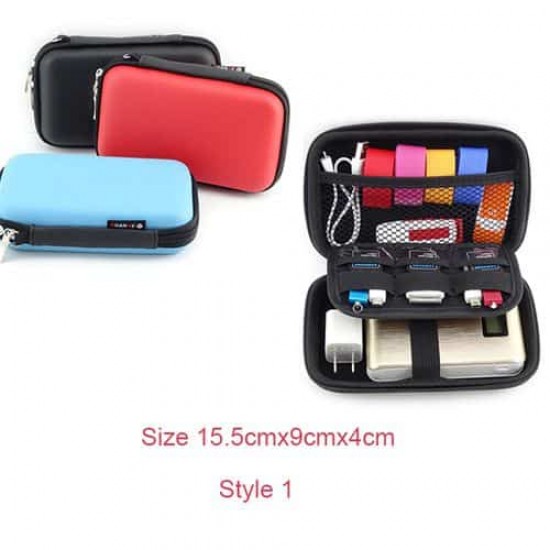 USB Cable Earphone Carrying Hard Case USB Cable Earphone Carrying Hard Case