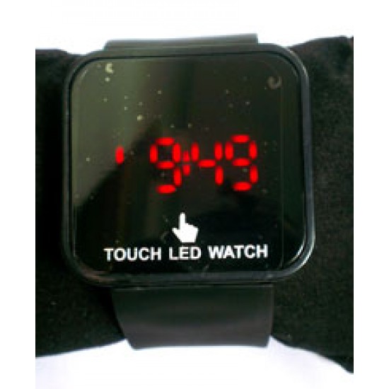 Touch Screen Red LED Digital Wrist Watch for Kid men Touch Screen Red LED Digital Wrist Watch for Kid men