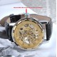New Mechanical Skeleton Dial Party Wear Watch For Men with Black Leather Belt New Mechanical Skeleton Dial Party Wear Watch For Men with Black Leather Belt