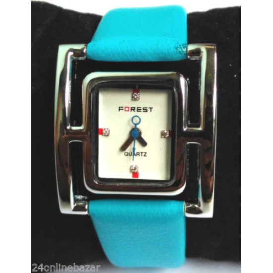 Forest Ladies Women New fashion Leather Belt Wrist Watch  