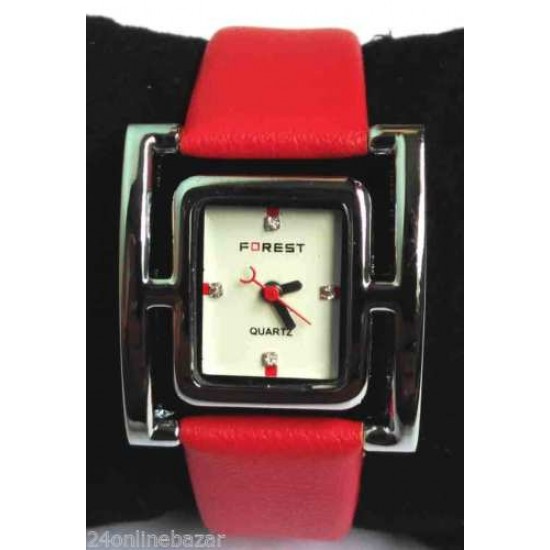 Forest Ladies Women New fashion Leather Belt Wrist Watch  