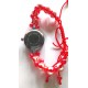 Very Cute Artificial Red Beed Analog Sober Wrist Watch For Girls - DEWALI SPECIAL Very Cute Artificial Red Beed Analog Sober Wrist Watch For Girls - DEWALI SPECIAL